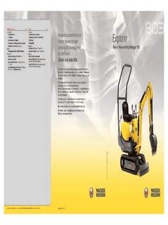 wacker 803 specs